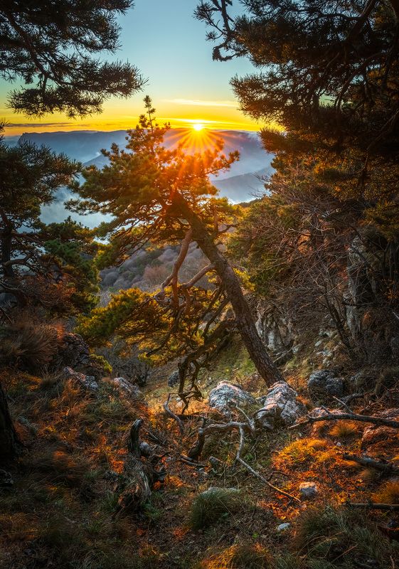 Вечер в горахphoto preview