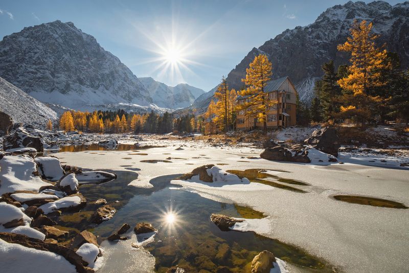 алтай,горы,актру,караташ хороший денёкphoto preview