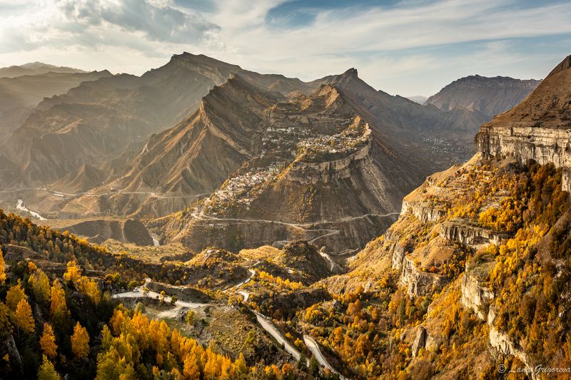 Пейзаж , Дагестан, горы, закат, осень ***photo preview