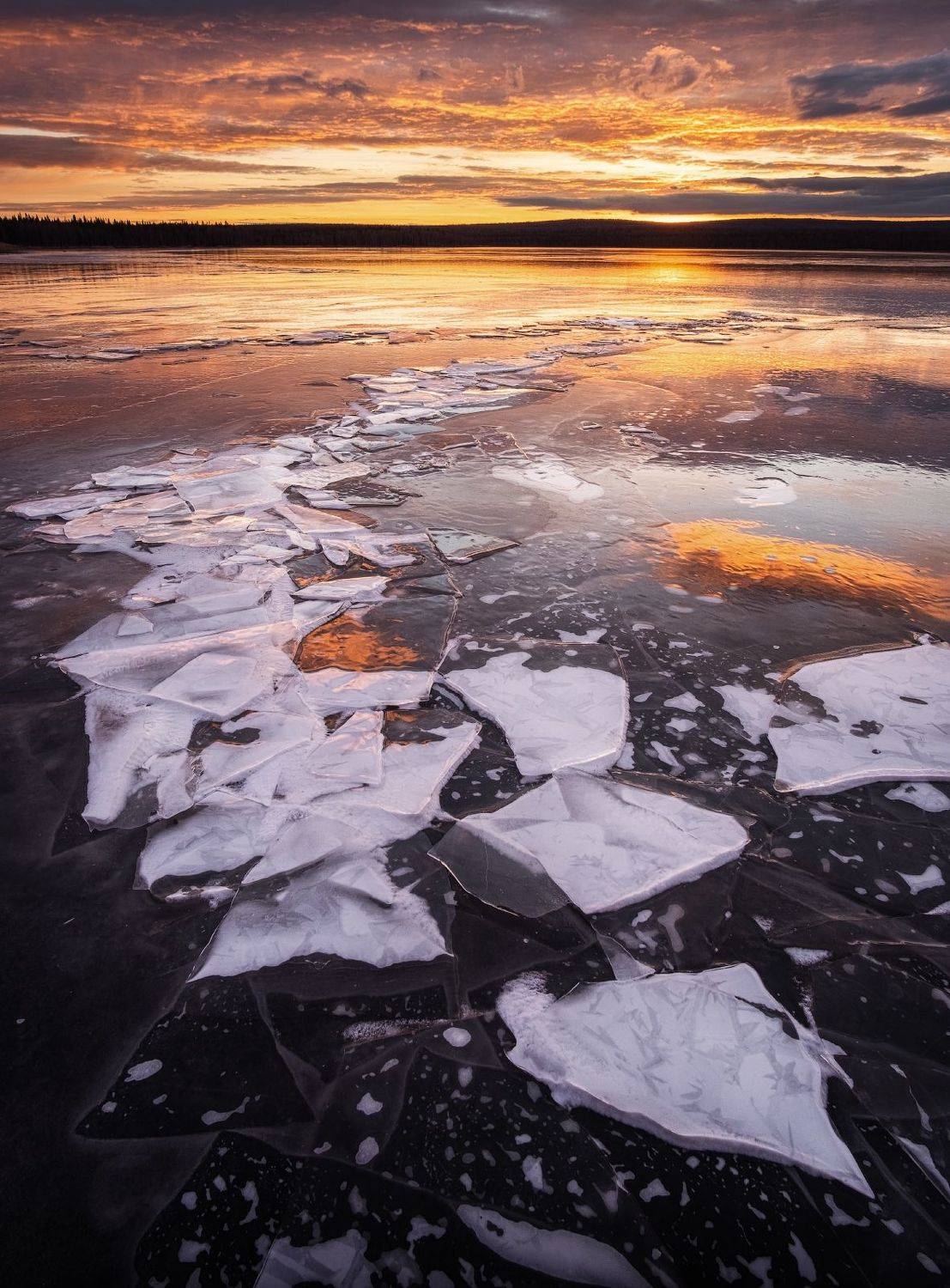 зюраткуль, урал, южный урал, лед, озеро, рассвет, зима, Глеб Желтов