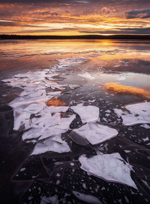 зюраткуль, урал, южный урал, лед, озеро, рассвет, зима Зеркало замерзшего Зюраткуляphoto preview