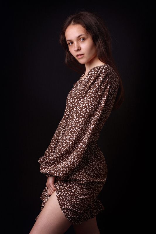 девушка, студия, портрет, женский портрет, платье Daianaphoto preview