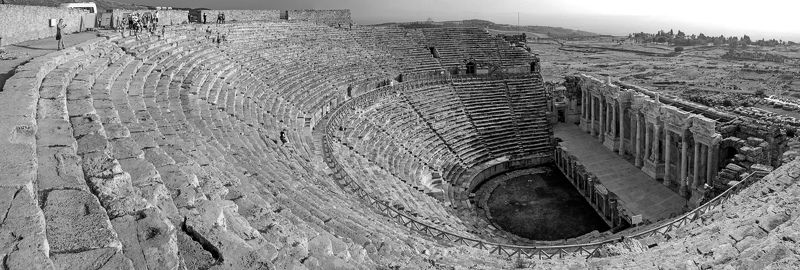 амфитеатр, турция, античность, руины, развалины, архитектура, история, древность Амфитеатр Иераполисаphoto preview