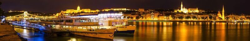 архитектура, европа, будапешт, дунай, река, иллюминация Ночной Будапештphoto preview