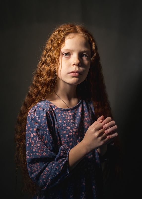 рыжая девочка, рыжая, девочка Василисаphoto preview