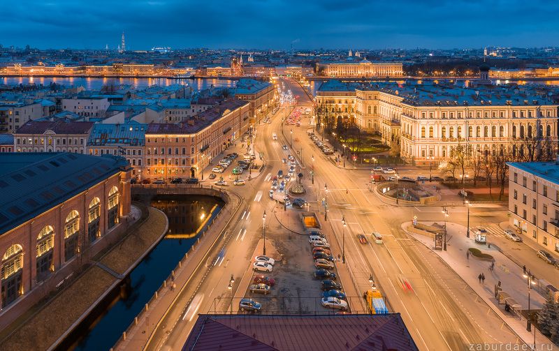 россия, петербург, вечер, осень Площадь трудаphoto preview