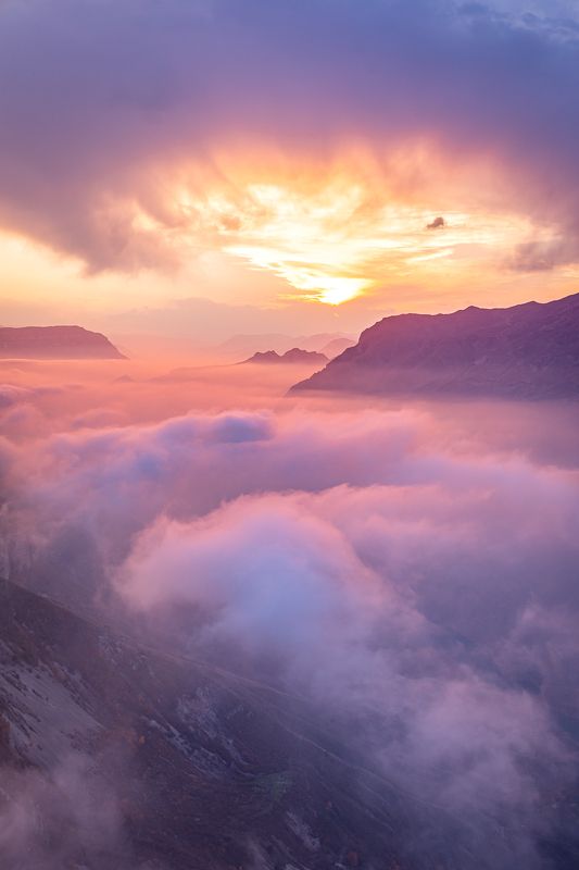 сулакский каньон, дагестан Прогулка по облакамphoto preview