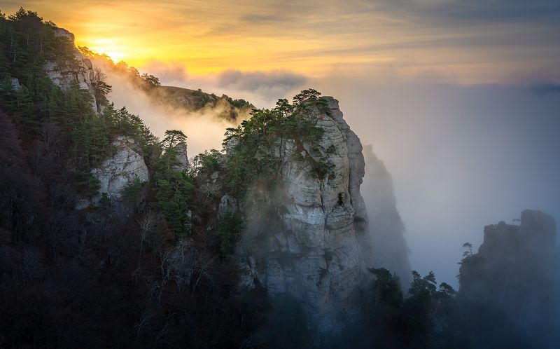 Восход солнца над Демерджи-яйлаphoto preview
