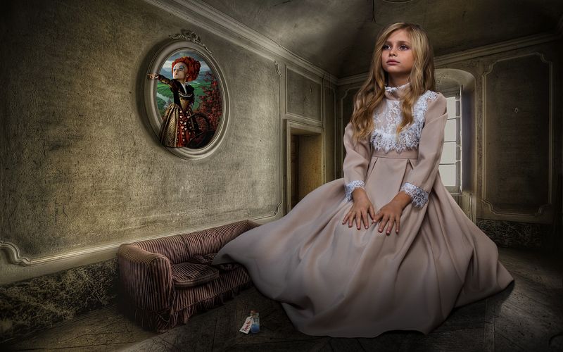 студийный портрет, детский портрет Алина-Викторияphoto preview