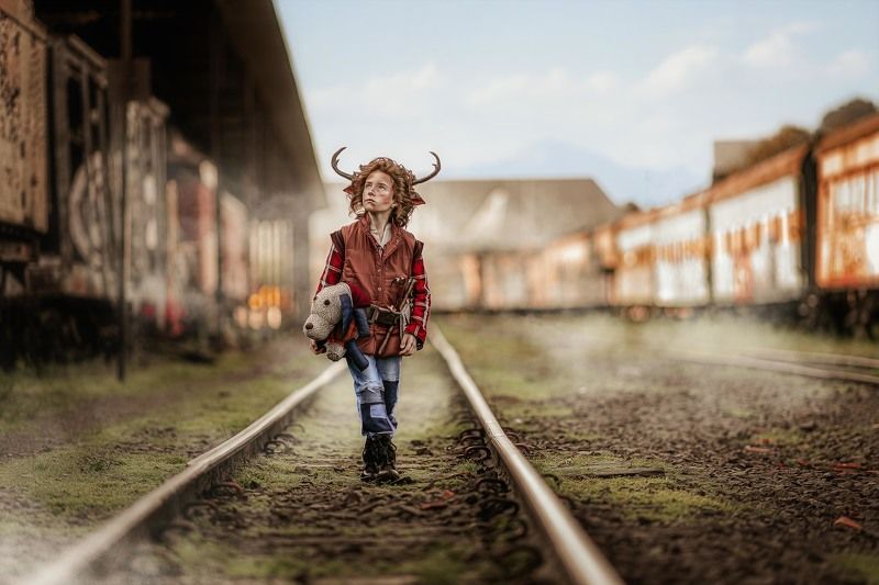 Boy with Antlersphoto preview