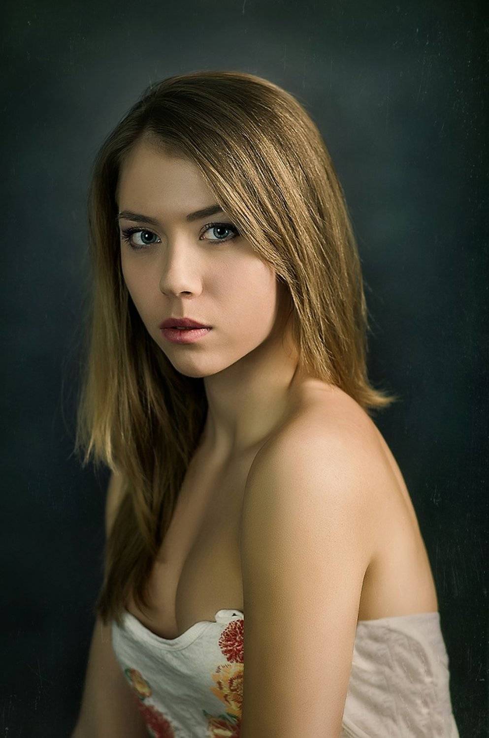 Грип, Девушка, Золотистая, Портрет, Александр Жосан