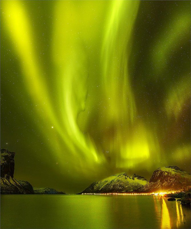 норвегия Норвежское Сияние фото превью