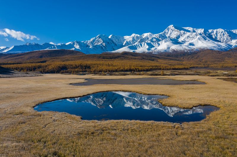 Алтай, горы, отражение, осень Алтайские отраженияphoto preview
