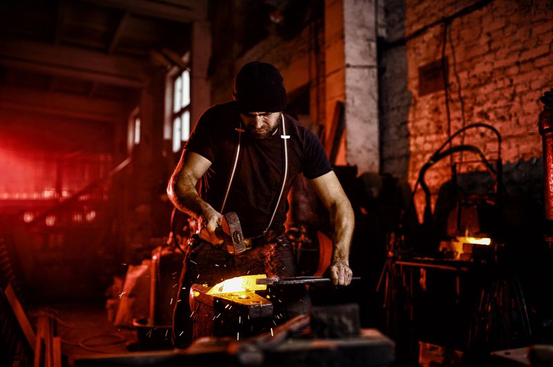 кузнец, метал, фото, Украина, Полтава, Nikon, Sigma, портрет Кузнецphoto preview