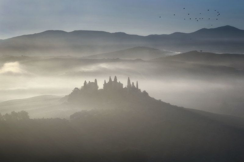 tuscany, тоскана, путешествие по тоскане, tuscany photos landscape, весенняя тоскана, пейзажи тосканы, tuscany landscape photography When dawn comes again. Tuscanyphoto preview