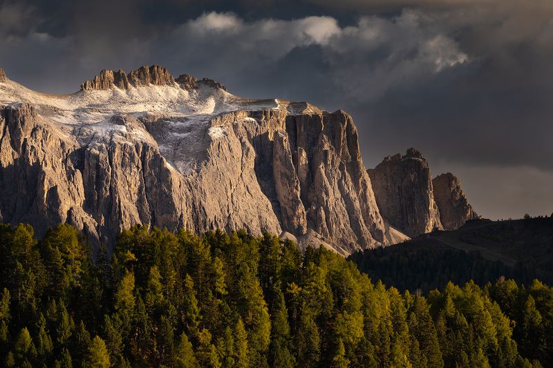 mountains, autumn, dolomites, italy Evening in the Mountainsphoto preview