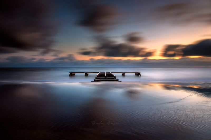 #sea #balticbay #landscape #sunrise #longexposure #poland #pier #seascape #beach #sopot #canon #haida Sopotphoto preview