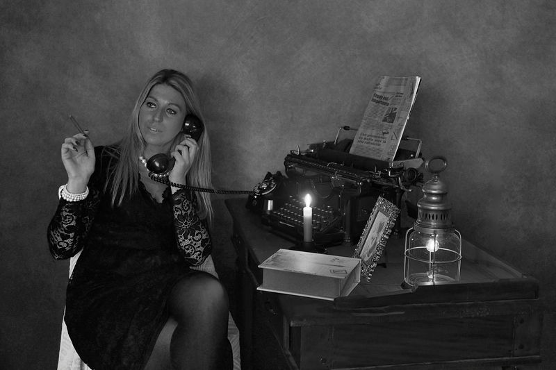 Kimberly, the secretary.photo preview