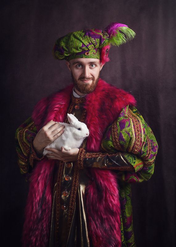 мужской, портрет., сказочный, образ., король., султан. ***photo preview