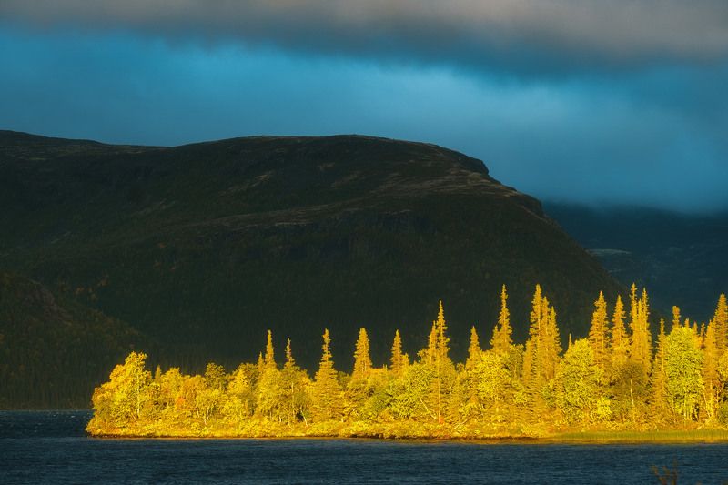 россия, мурманская область, кольский полуостров, пейзаж, природа, осень, заполярье, рассвет, сейдозеро, ловозерские тундры, озеро Золото Ловозерских тундрphoto preview