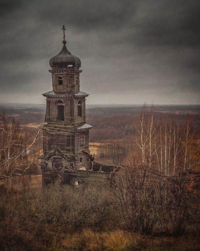 Деревянный храм в Солонихеphoto preview