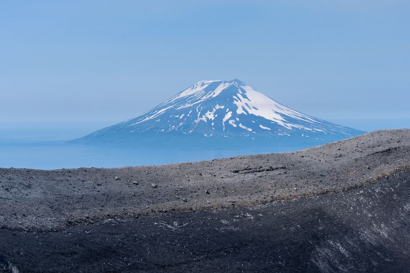 вулкан, алаид, северные курилы, курильские острова, остров атласова, volcano, kuril islands Вулкан Алаидphoto preview