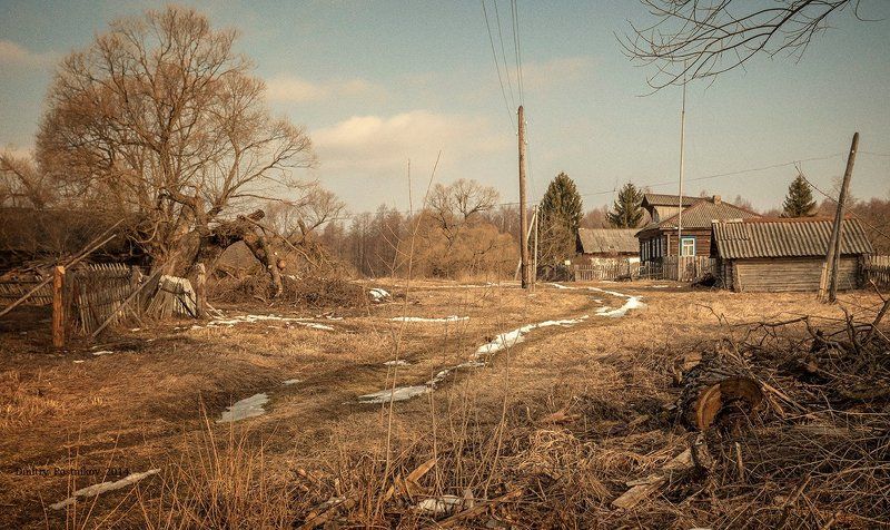 Весна в деревне Малое Василево.photo preview