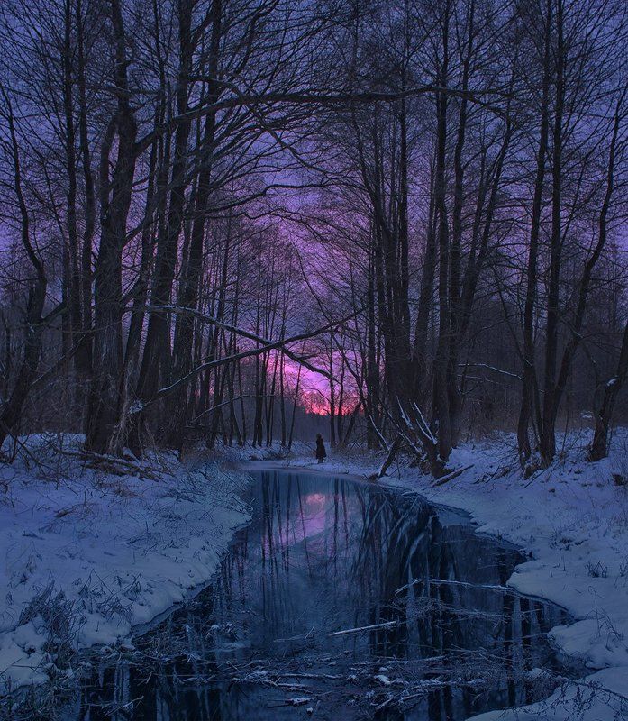 Зимнее утро. Белый Колодезь.photo preview