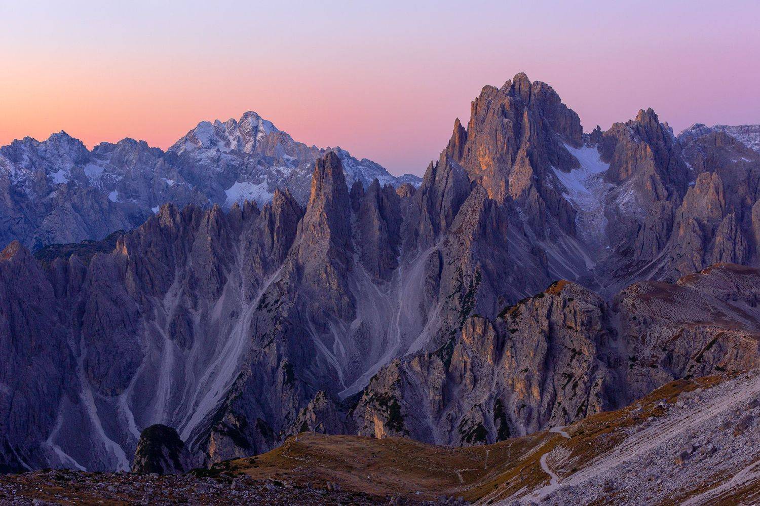 италия, доломиты, горы, восход, природа, landscape, italy, dolomites, golden hour, golden light, sunrise, Геннадий Финенко