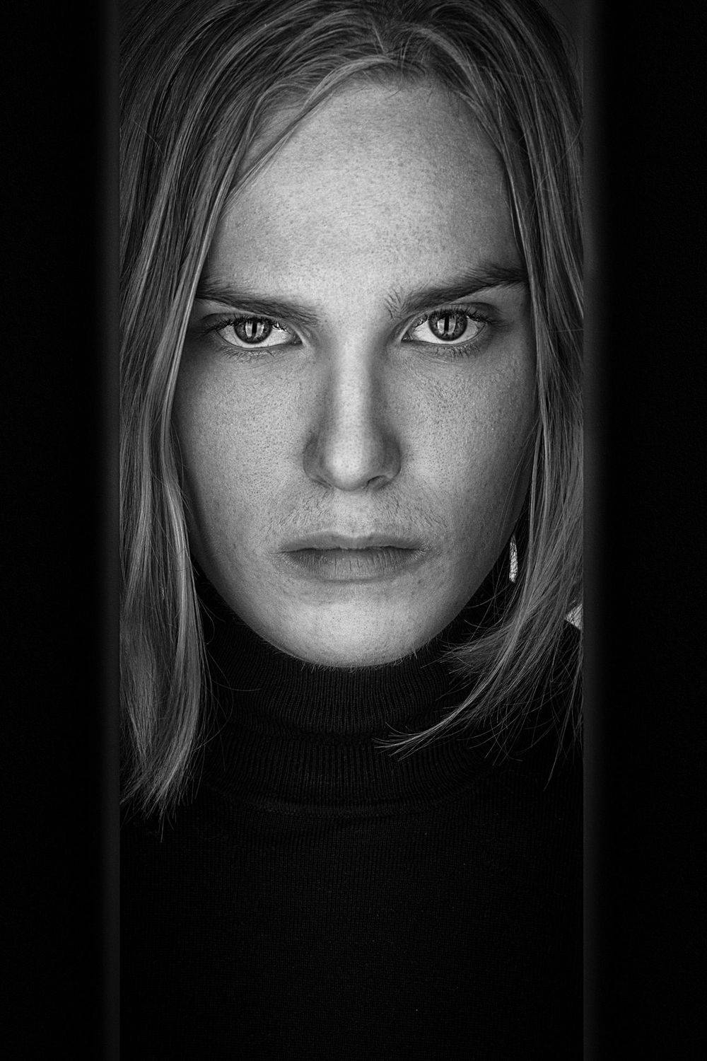 Михаил. Автор: Антон Тимошевский мужчина глаза портрет чб блондин, Антон Тимошевский