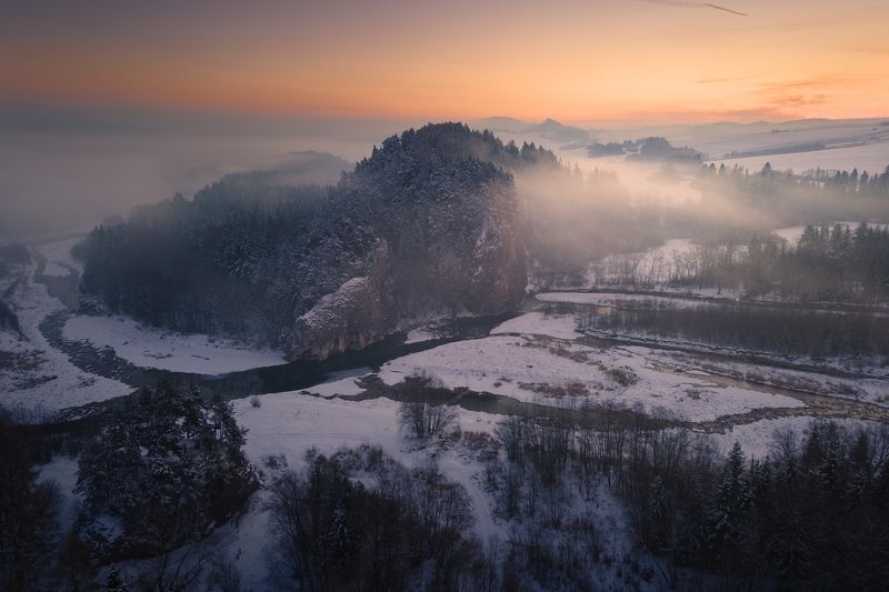 poland, winter Morning in the Mountainsphoto preview