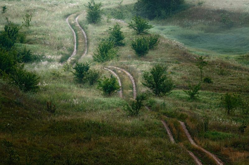 пейзаж, день Путь в никудаphoto preview