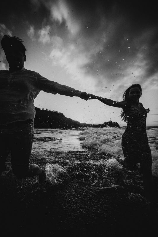 lovestory, bw, blackandwhite, любовь, пара, лавстори Island Loversphoto preview