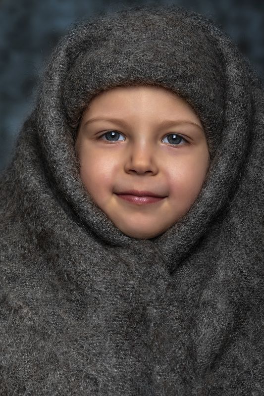 девочка, портрет, студия, ребенок Ветаphoto preview