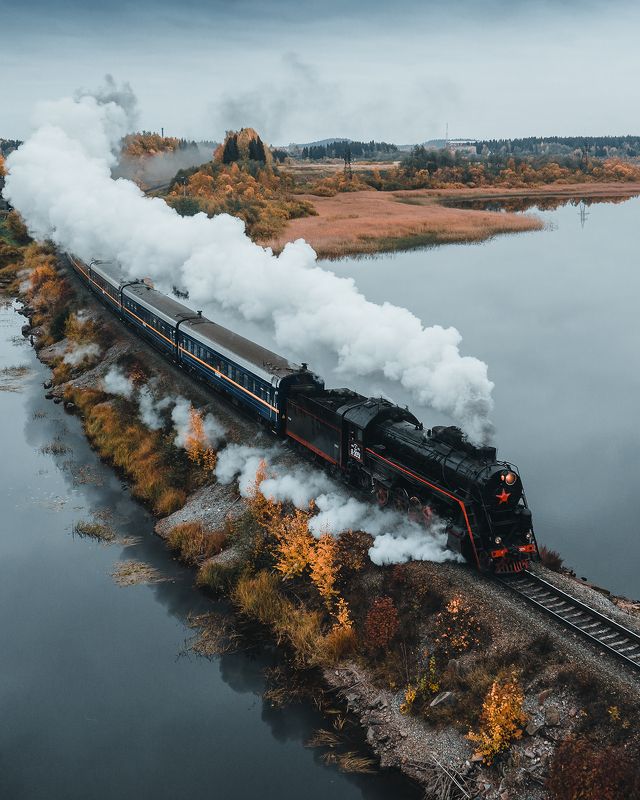 рускеала, карелия, рускеальский экспресс, хогвартс По дороге в Карельский Хогвартсphoto preview