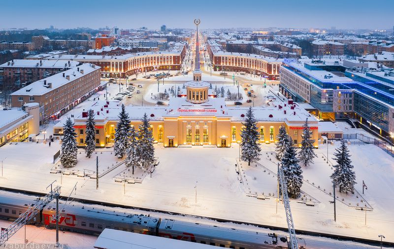 россия, карелия, петрозаводск, зима Петрозаводскphoto preview