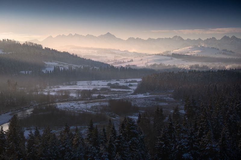mountains, winter, poland, slovakia Tatra Mountainsphoto preview