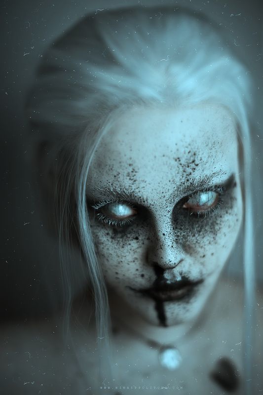 dark, art, portrait, horror, girl П л е с е н ь  photo preview