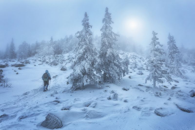 озеро, горы, лес, природа, закат, рассвет, красота, приключения, путешествие, облака, урал Вперед туда, где светит солнце!photo preview