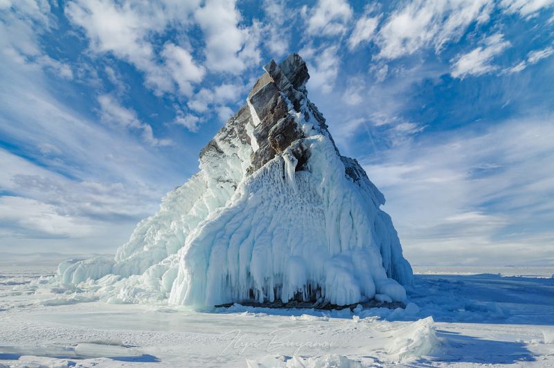 байкал, ольхон, зимний байкал Байкал. Остров Еленкаphoto preview