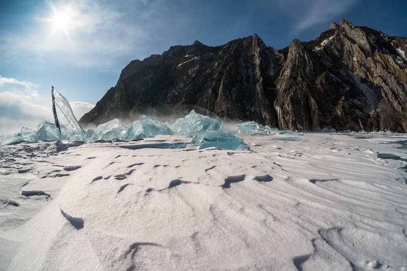 байкал, день, зима, лед, март, ольхон, скалы, снег, торосы, холод Холодное царство... снега, льда и скал...photo preview