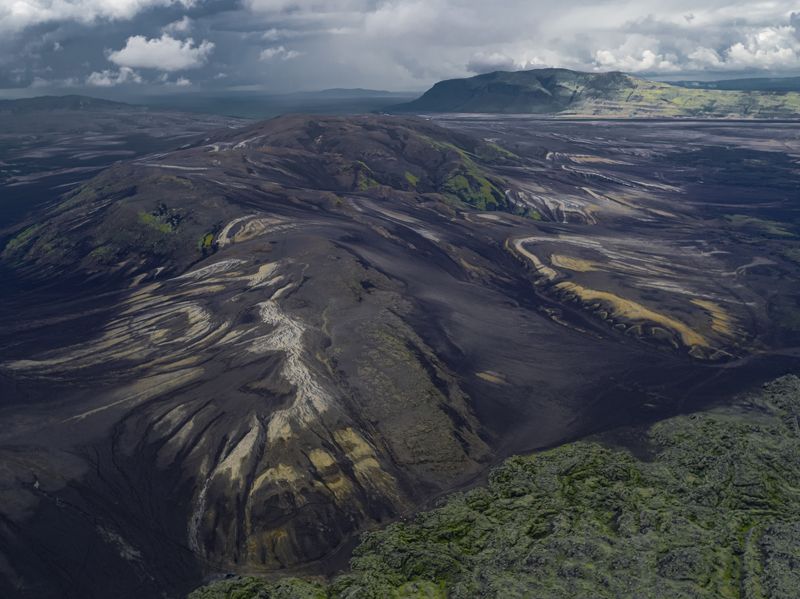 аэрофотосъёмка,вулкан,hekla,пейзаж .........photo preview