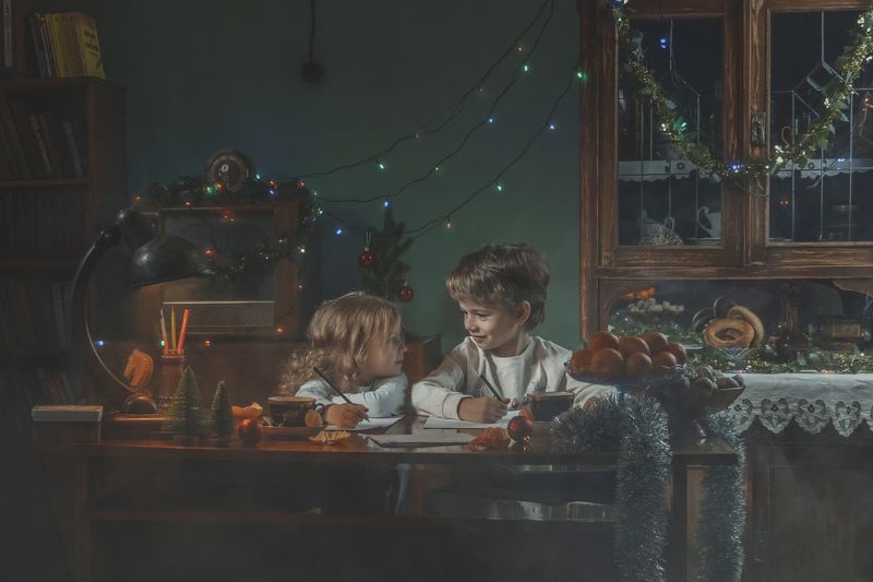 новый год, дед мороз, письмо Новогодняя историяphoto preview