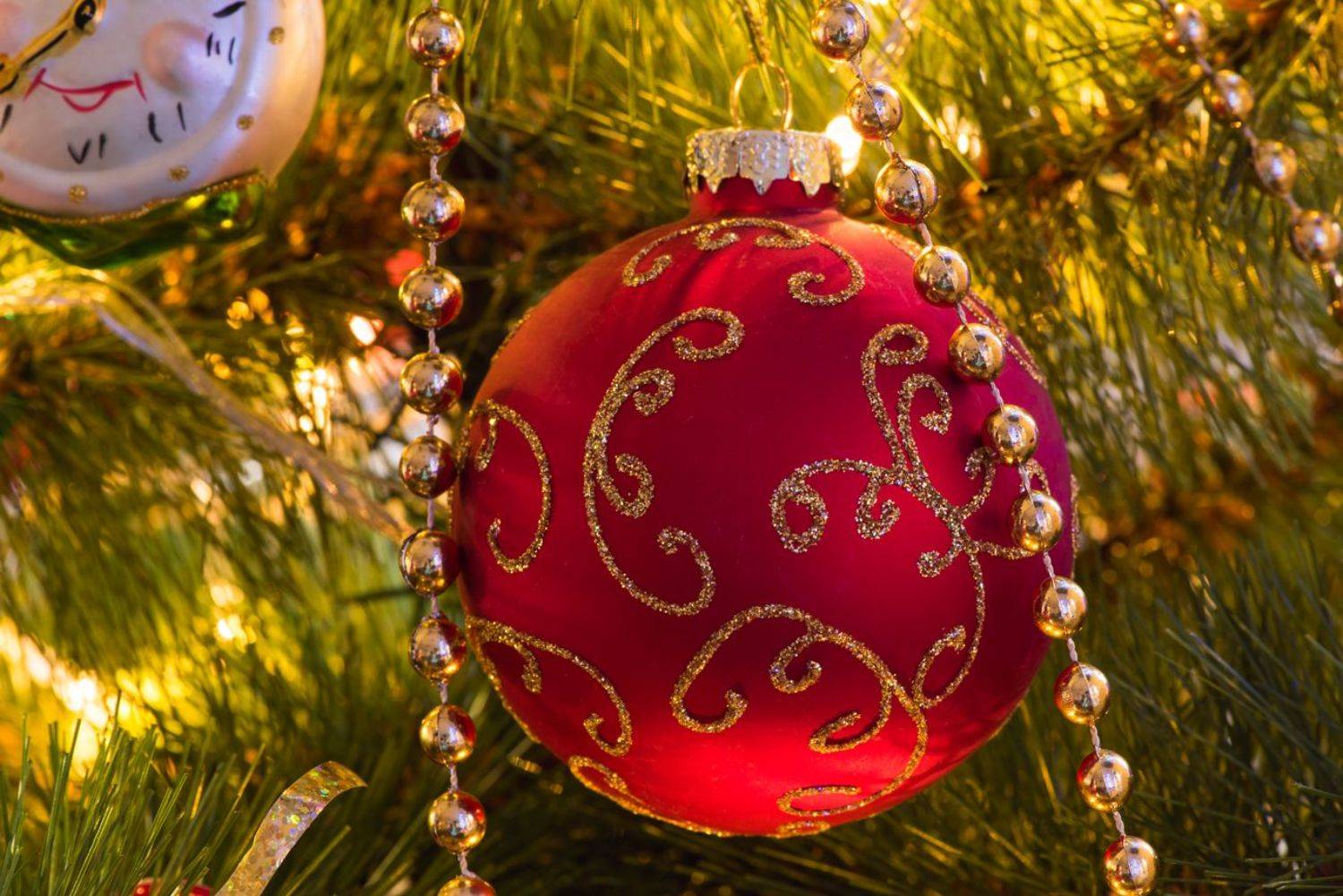 ёлка шарик бусы игрушки новый год, Галанзовская Оксана