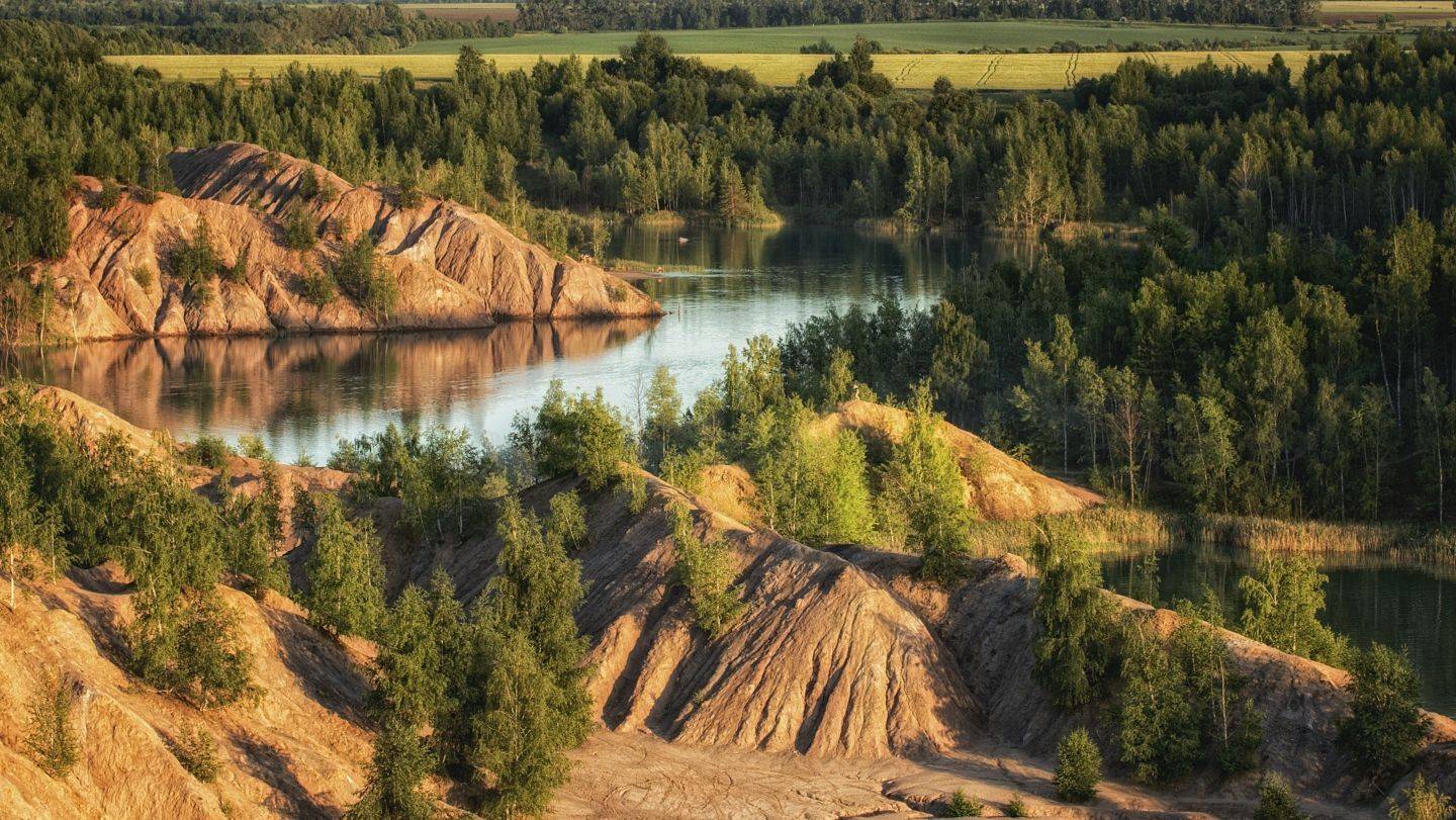 озера,утро,жара., Анатолий Салтыков