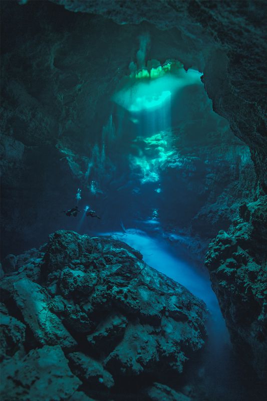 cave diving, cavern dive, tulum, the pit, mexico, scuba, diving, buceo, underwater photo Xibalbaphoto preview
