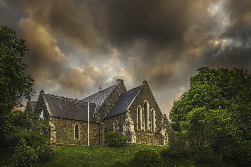 church, temple, ireland, architecture, St.Patrick Church in Greystones. Ireland.photo preview