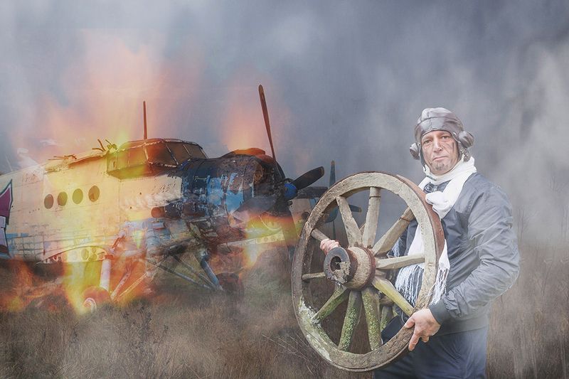 digital art In flamesphoto preview