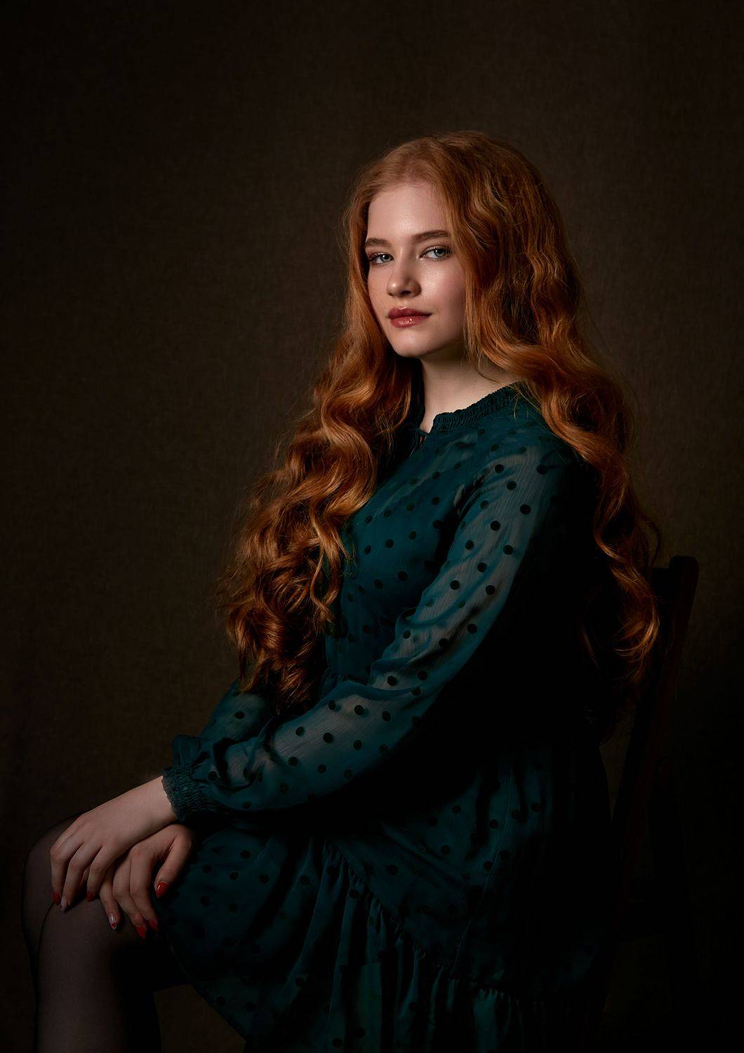 рыжеволосая девушка , Евгений Ищенко