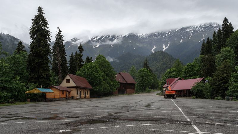пейзаж, день Дорога в горыphoto preview